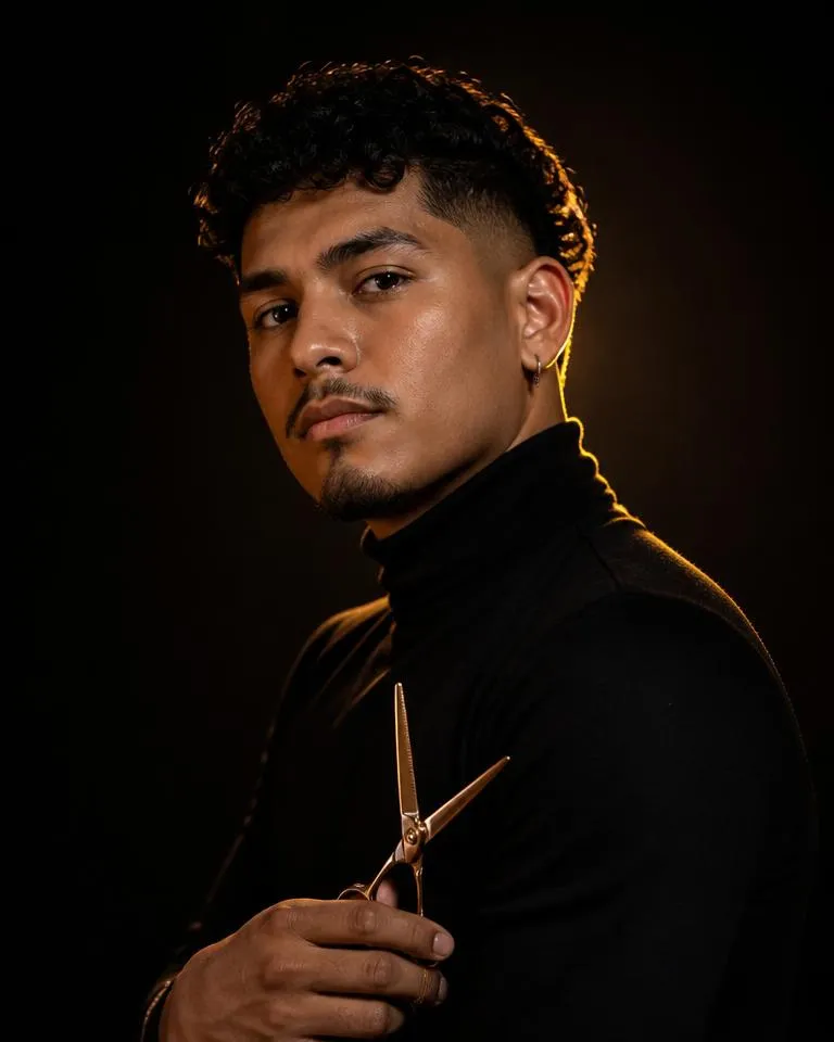 Retrato del barbero Diego Ferrer