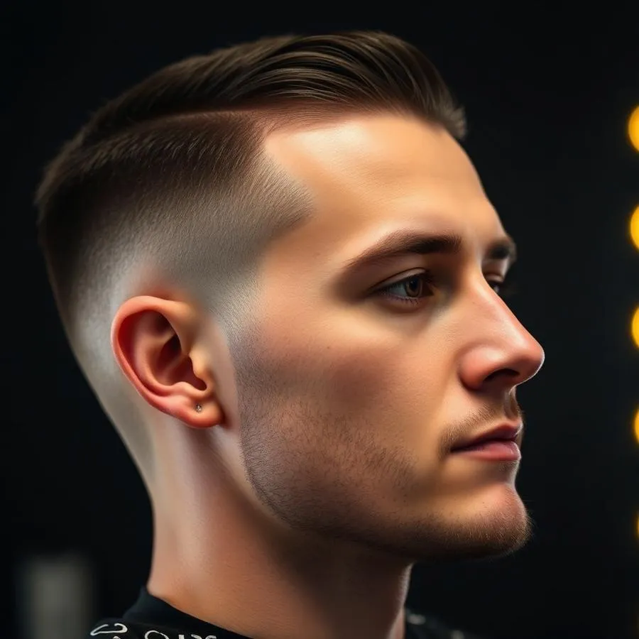 Detalle de un fade perfecto